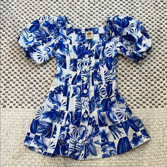 FARM Rio blue floral dress - Picture 8 of 9